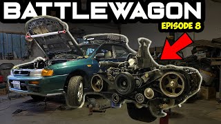 Total Engine Rebuild! Will it Run? Subaru Impreza "Battlewagon" Ep. 8
