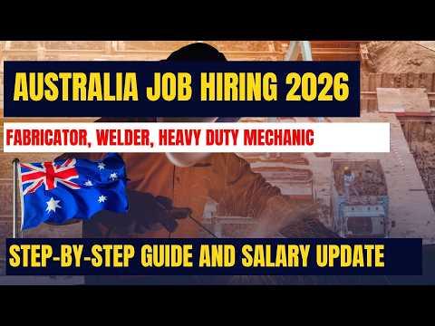 AUSTRALIA JOB HIRING 2026: WELDER, FABRICATOR & HEAVY DUTY MECHANIC | SALARY + GUIDE