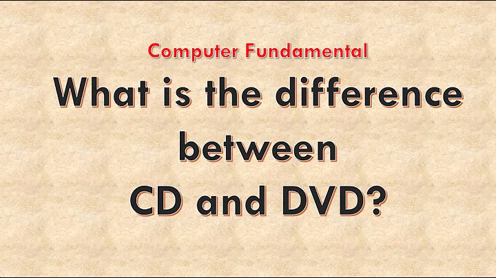What is the difference between CD and DVD | DVD and CD | #youtubevideo #computerfundamentals