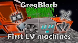 🛠First Electricity⚙ | Minecraft GregBlock