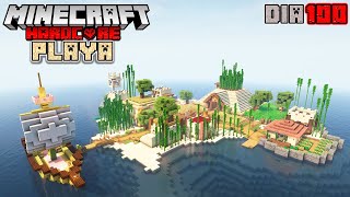 100 DIAS Minecraft Hardcore en un MUNDO DE PLAYA ! #PabloIb #100Días