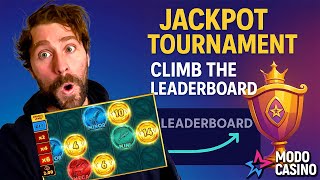 🔴 Jackpot Tournament Challenge | Can we climb the Leaderboard? #modoCasino #slots #jackpot