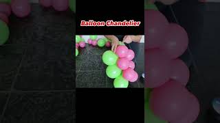 Balloon Chandelier #balloons #balloondecoration