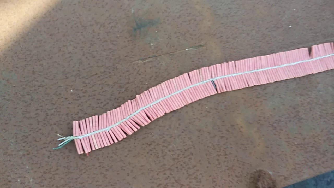 Shogun ladyfingers firecrackers 350 strip YouTube