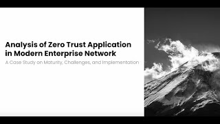 Snippets of Cyber Security Master’s Dissertation Project Presentation | Misk Samater