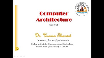Computer Architecture Lec 05 (Computer Arithmetic Part 01)