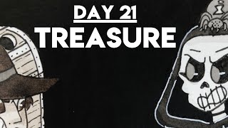 This Color Sure Ain’t TREASURE… - Inktober 2019 Day 21