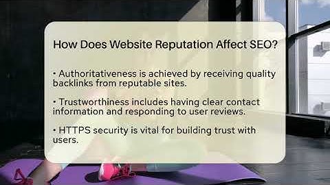 How Does Website Reputation Affect SEO? - SearchEnginesHub.com
