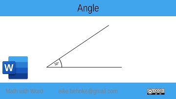 06 Draw angle - Math with Word