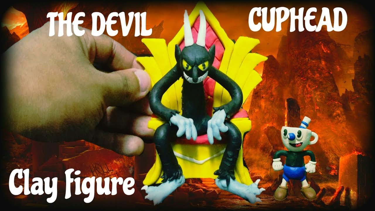 COMO HACER A "THE DEVIL" DE CUPHEAD EN PLASTILINA/ HOW TO MAKE "THE