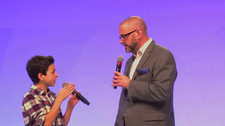 Michael David Palance Interviews JJ Totah at Premiere Event