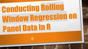 Conducting Rolling Window Regression on Panel Data in R