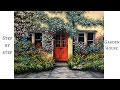 Garden House STEP by STEP Acrylic Painting (ColorByFeliks)