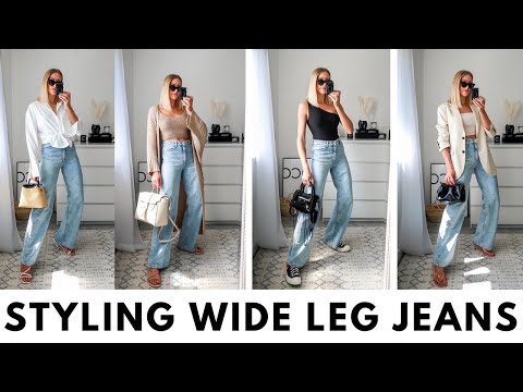 WIDE LEG JEANS for Women | How to Wear Wide Leg Jeans | Summer 2020 | How to Style Wide Leg Jeans