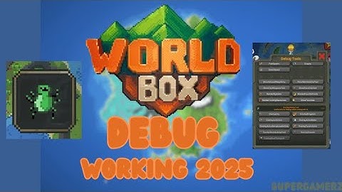 How to open the DEBUG MENU | Working 2025 : WorldBox