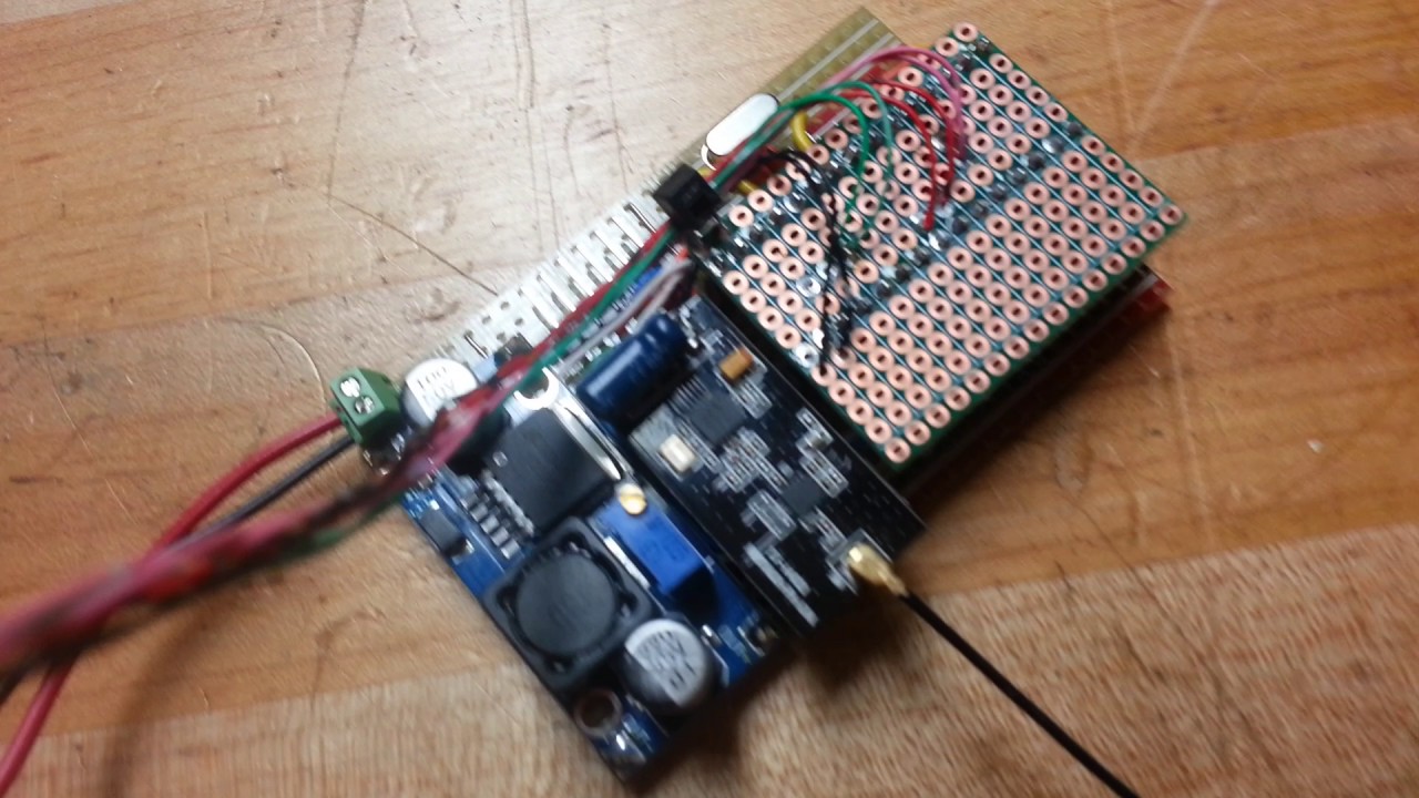Arduino based wireless motor control system for 7.5