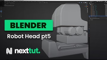 Blender | Modelling a Robot Head part 5