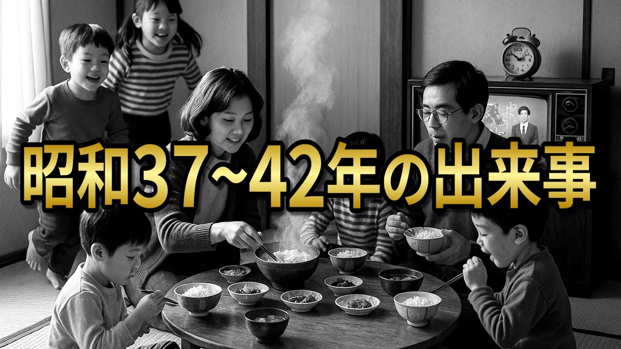 昭和37年(1962年)〜昭和42年(1967年)の懐かしい思い出 忘れられない