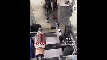 صناعة ولف قلب المحرك الكهربائي 