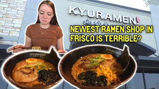 We Ate Here So YOU DONT HAVE TO Kyuramen Food Review