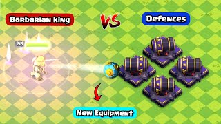 Spiky Ball New Equipment Vs Defences ll Clash of clans ll