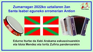 202207024231 Edurne Iturbe Da Xabi Arakama, Eskusoinuarekin Eta Idoia Mendez Ta Ioritz Zufiria