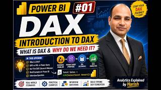 Power BI DAX #01 – Introduction to DAX | What Is DAX & Why Do We Need It