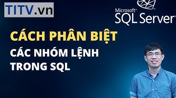 Học SQL Server - Bài 34. Phân biệt các nhóm lệnh trong SQL