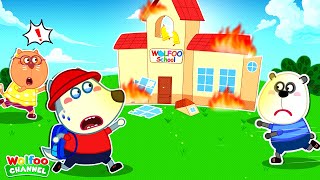 Oh No! It's a Fire, Wolf 🔥 -  Learn Safety Tips for Kids 👶 @CuteWolfVideos