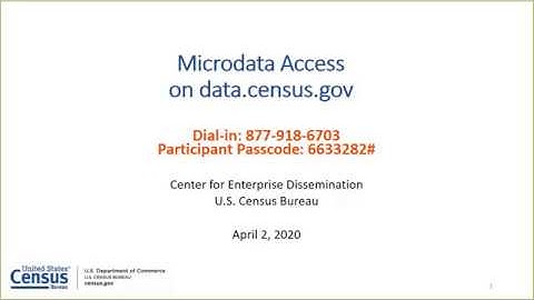 Using Public Microdata to Create Custom Tables on data census gov