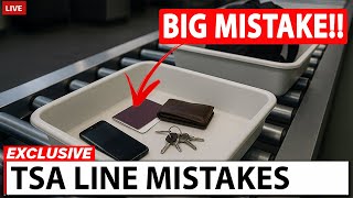 5 TSA LINE MISTAKES That Will RUIN Your Flight!