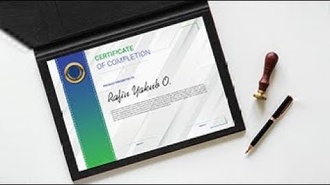 Modern Certificate Design in Adobe Photoshop cc Tutorial
