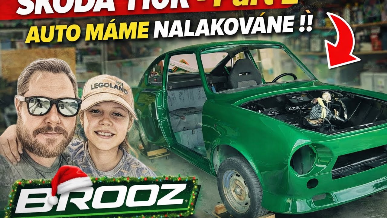 Škoda 110R part 2 - auto máme nalakované