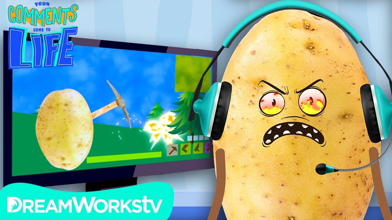 create your own website POTATO Rage Quits FORTNITE!! | YOUR COMMENTS COME TO LIFE