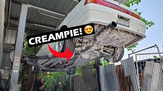 90's JDM Car Underbody Chassis Wash & Detail Cleaning - SATISFYING! 😍