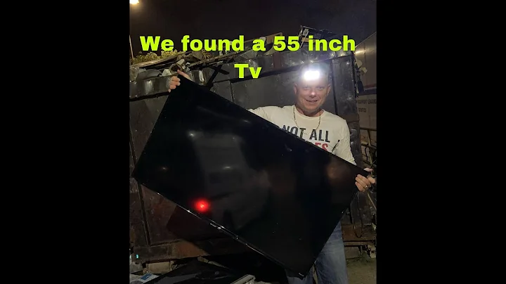 DUMPSTER DIVING BEST BUY - WE FOUND A 55 INCH TV 📺