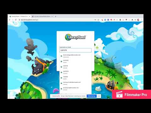 Literacy Planet How to Log in English