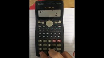Calculate Normal Distribution with Casio Calculator fx-570ms