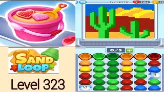 Celebrity Sand loop level 323 solution and walkthrough for gameplay  Wealth