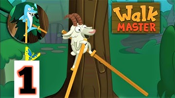 Walk Master - Gameplay Walkthrough Part 1 | Level 1-10 (Android, iOS)
