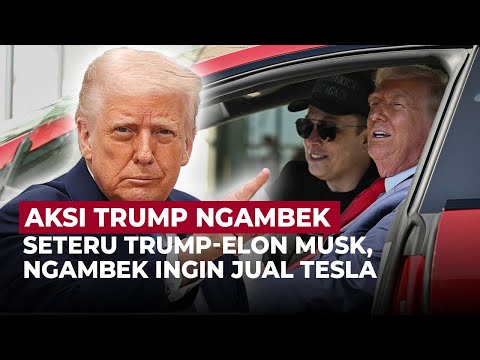 Trump Ngambek, Ancam Jual Mobil Tesla Karena Seteru dengan Elon Musk | OneNews Update