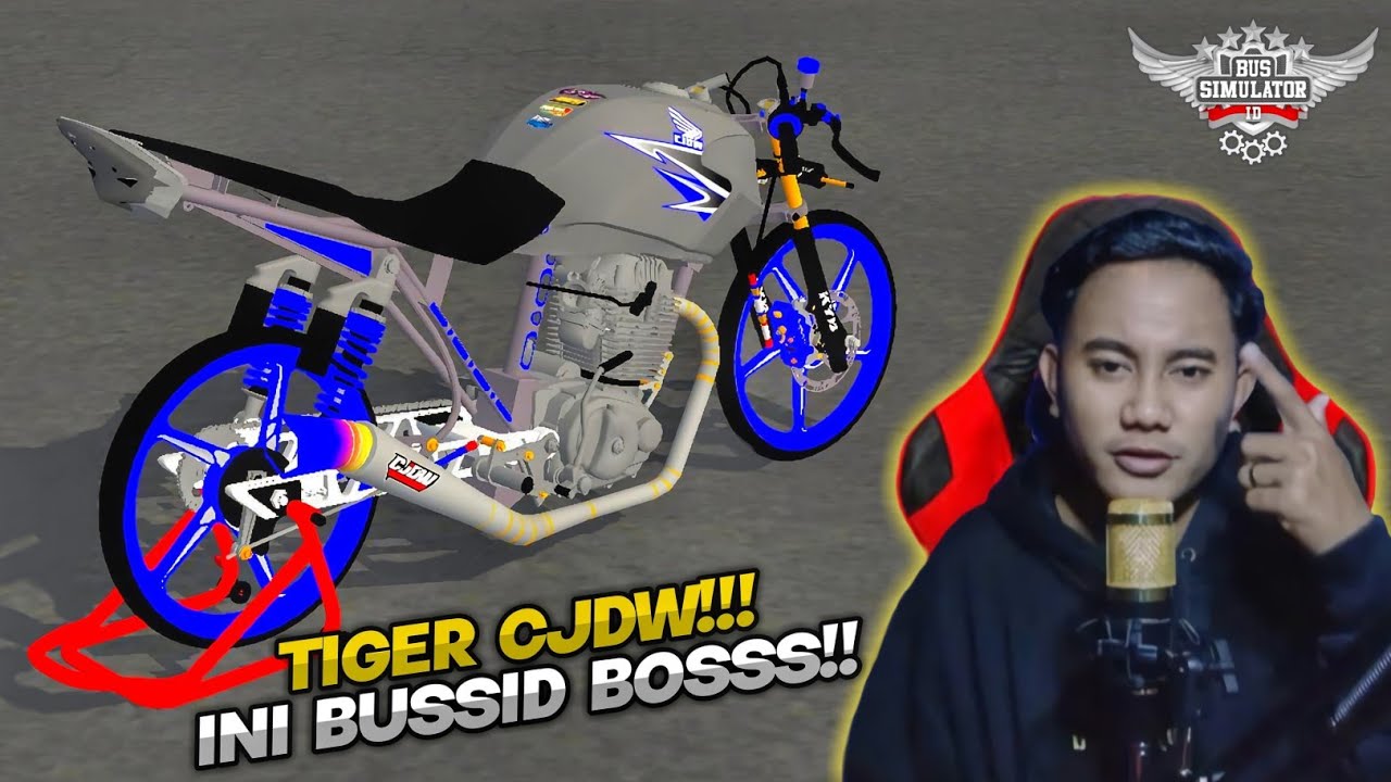 MOD BUSSID MOTOR DRAG TERBARU | MOD BUSSID HEREX TIGER CJDW
