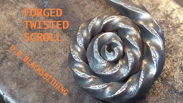 Forging A Twisted Scroll.