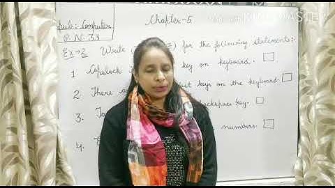 Class-1st,Computer/Ch-5(T/F)Know Your Keyboard)