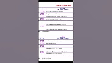 T.E. Computer Engineering Endsem Timetable Released 🔔#sppu #engineering #thirdyear #endsem