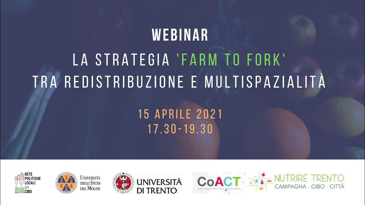 La strategia 'Farm to Fork': tra redistribuzione e multispazialità