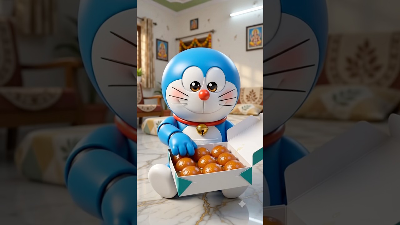 Doraemon ￼Ne Khaya Gulab Jamun🤤😍 || #cooking #food #vlog #dalyvlog #gulabjamun #doraemon #funny