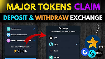 Major Tokens Claim & Withdrawal | Major Tokens Deposit Withdraw To Bitget Okx Bybit Kucoin Exchange