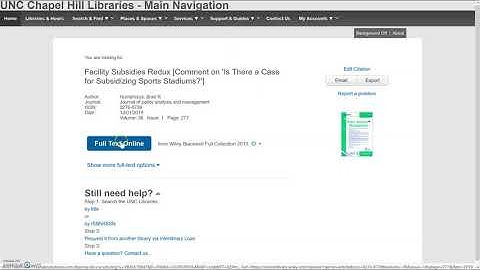 Searching EconLit (sports econ)