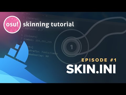 Osu Skinning Tutorial 1 Skin Ini